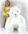 Beverly Hills Teddy Bear Deluxe 48" White Belvedere Bear